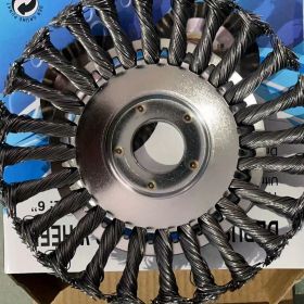 1pc Rotating Joint Twist Knot Steel Wire Weed Cutter Blades; Gardening Weeding Brush; Lawn Trimmer Blade For Lawn Mower Garden; Lawn Mower Parts