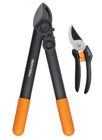 Fiskars 15 inch Lopper and Hand Pruner Set