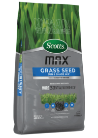Scotts Max Grass Seed Sun and Shade Mix, 12 lbs.