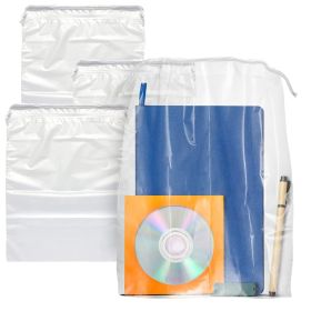 Clear Drawstring Bag