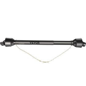 VEVOR PTO Shaft 1 3/8" PTO Drive Shaft, 6 Spline End Round End PTO Driveline Shaft, Series 4 Tractor PTO Shaft, 39"-55" Brush Hog PTO Shaft