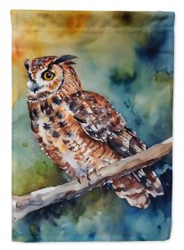 Tawny Owl Garden Flag Mailbox Flag Decorative Yard Flag Banner Outside Patio Artwork Yard Flower Beds, Garden Size, Multicolor