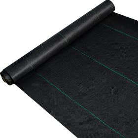 VEVOR 3FTx300FT Premium Weed Barrier Fabric Heavy Duty 3.2OZ, Woven Weed Control Fabric, High Permeability Good for Flower Bed