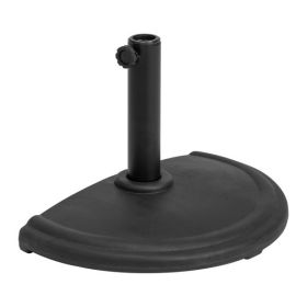 20" Half-circle Parasol Base PP Black