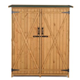 64inch  Courtyard Storage Room (Color: Yellow)