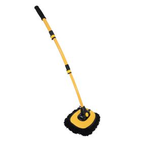 2022 New 15 Degree Bend Car Cleaning Brush Special Telescoping Long Handle Cleaning Mop Auto Accessories Car Wash Tool Supplies (Color: 1PCS Brush, Ships From: China)
