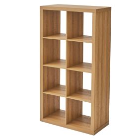8-Cube Storage Organizer (Color: Light Honey)